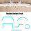 meter extendable and flexible curtain rod for room divider curtains VHV 4