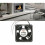 Silent high-temperature axial fan for fireplace Dimensions 120 x 120 x 38 mm THT 4