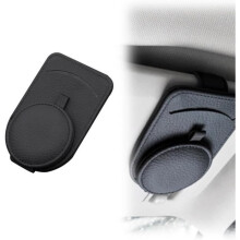 Glasses holder for car, leather sunglasses holder clip, sunglasses holder clip for car sun visor