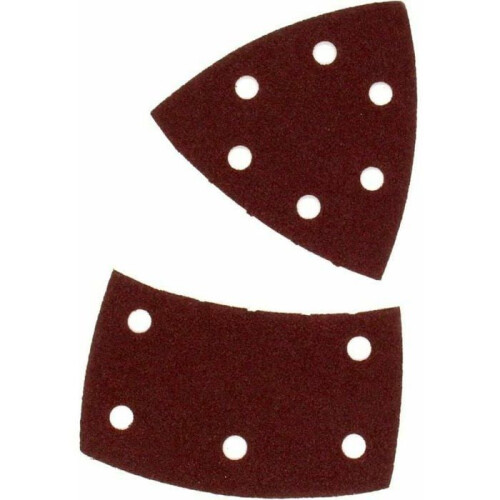 Pack of 50 triangular sanding sheets 105 x 152 mm, grit 80, for various VHV sanders 2