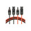 Red-black solar extension cable, 6 mm, solar connector mount, length 1.50 m, VHT 2