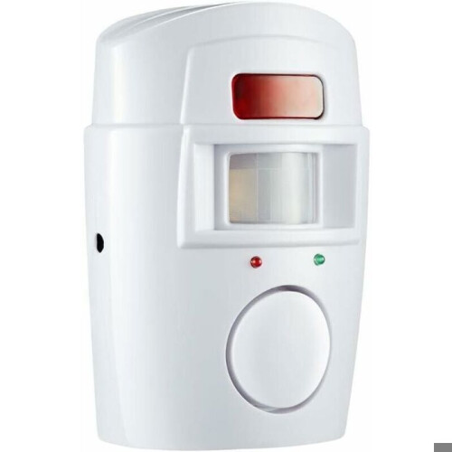 Wireless siren alarm with motion detector and 2 VHV remote controls 1