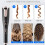 Automatic curling iron - ceramic and ionic technology Automatic curling iron 4 devices Adjustable temperature VHV 4