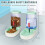 Automatic drinking and feeding system for animals 38L with water dispenser Green VHV 2