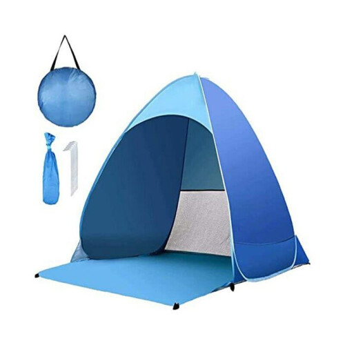Automatic tent for 2 persons, waterproof, 150 x 165 x 110 cm, blue, VHV 1