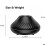 Flame diffuser for essential oils, 7 flame colours, automatic switch-off protection, black, VHV 4