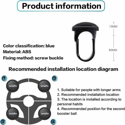 3-loop steering wheel assist ball joint, compatible with all VHV steering wheels 1