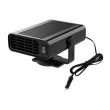Portable car heater, defroster, 360 rotating electric windshield heater with 12V cigarette lighter socket VHV