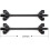 2-piece shock absorber spring compressor 370 mm - VHV car shock absorber caliper 2