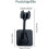 No-drill shower head holder, 360 adjustable, black, VHV bathroom accessories 3