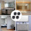 Mirror Clips, Mirror Mounting Clips, 4 Pcs Mirror Brackets,for Walls Fixed Fitting for 3-5mm Thick Mirror (black) 5