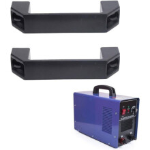 Pack of 2 black nylon plastic handles 85mm for machine tools and industrial equipment (120mm VHV)