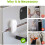 x Double Button Oven Door Lock for Baby Safety, for Kitchen, VHV 2