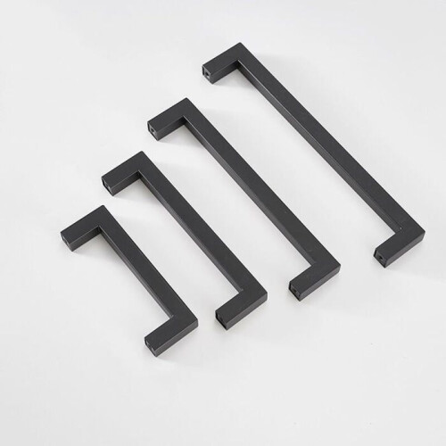 Black kitchen cabinet handle 128 mm, 10-pack - Kitchen door handle - Black kitchen cabinet handle VHV