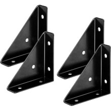 Set of 4 corner brackets - bed corner brackets - triangular clamp - mounting elements - desk and bed holder - BBD