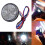 Led Trailer Lights, 12v Tail Light 2pcs Led Round Reflector Brake Light Led Marker Light (white2pcs) 4