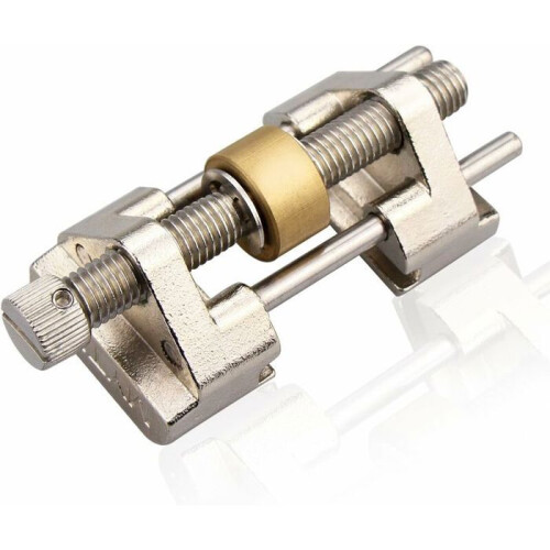 Sharpening guide for wood chisels - stainless steel - side clamp - fixed angle - with brass roller for VHV chisels 1