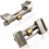 Sharpening guide for wood chisels - stainless steel - side clamp - fixed angle - with brass roller for VHV chisels 3