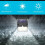 Outdoor solar lights with motion sensor, 100 LED, 1000 lumens, waterproof, 4-pack, VHV 2