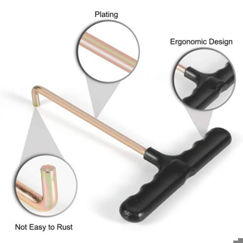 trampoline spring pull tool metal T-hook universal tent accessories VHV 2