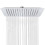 VHV 254 cm water-saving anti-limescale shower head with chrome finish 1