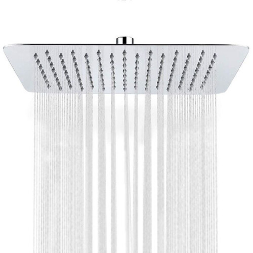 VHV 254 cm water-saving anti-limescale shower head with chrome finish