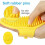 VHV 2-pack grooming brushes for dogs and cats with rubber handle 3
