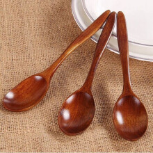 Natural wooden teaspoons 3 pieces universal approx. 18 cm long VHV