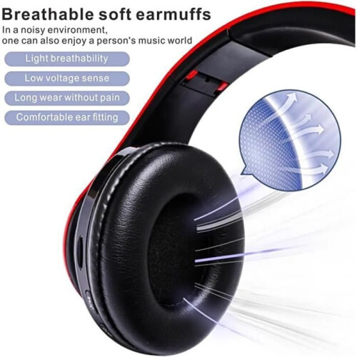 Bluetooth headset – VHV – Foldable model – 8 hours battery life – Integrated microphone – Bluetooth 5.0 2