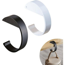 2-pack tabletop handbag hangers, portable C-shaped hooks for handbags and keys VHV