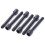 12 Black Brass Electric Guitar Tremolo Bridge String Clamp Screws 4