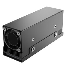 M.2 2280 SSD Heatsink NVME SSD Cooler with 12000RPM PWM Cooling Fan Thermal Pad SSD Cooler Improved Heat Dissipation