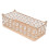 Rectangular cake stand with gold finish, lightweight and refined, for snacks and desserts 4