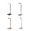 Adjustable handbag stand, handbag stand, metal stand, display hardware 1