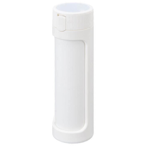 Rolled cone holder, cigarette case, odor resistant, portable, for home decor, white linen 2