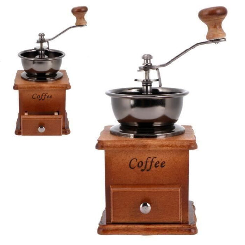 Wear-resistant manual coffee grinder, retro-style mini coffee maker for coffee lovers 2