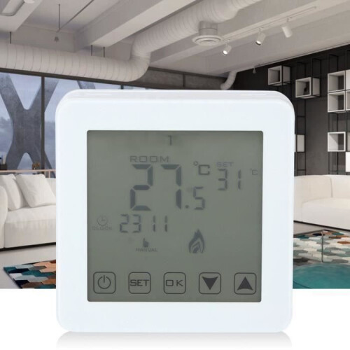 Room thermostat - VHV - YUM - Programmable - Accuracy 0.5 C - Flame-retardant material 1