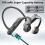 Bone Conduction Bluetooth In-Ear Headphones, Wireless, IPX7 Waterproof, Black 2