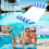 Inflatable floating bed, water hammock, floating water hammock, water hammock, multi-U-shaped floating bed 4