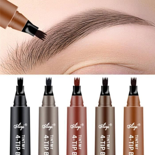 5-color liquid eyebrow set, waterproof all day