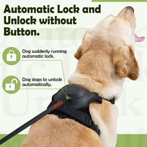 LECOO Retractable Dog Harness – Small – Front and Back Attachment 2
