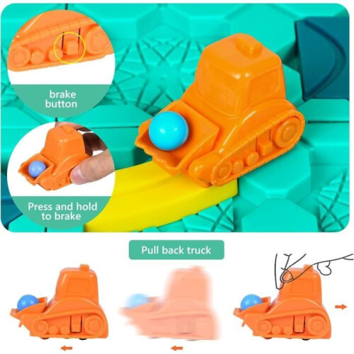 Logical Road Building Game for Kids – Making – Modeling – Child – Mixed – Blue 2