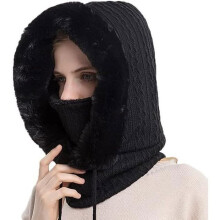 Warm winter balaclava for women – Balaclava for women – Black