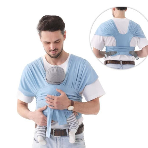 Lightweight kangaroo carrier – Chest strap – Blue