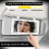 Car Vanity Mirror with 60 LEDs for Sun Visor, Touch Switch Makeup Mirror (White) 3