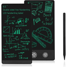 LCD Writing Tablet – Brand – 6.5-inch Dual Screen – Magnetic Pen – Erasable and Reusable – Black