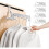 5-pack foldable travel hangers with 5 holes - White - Portable and modern design 1