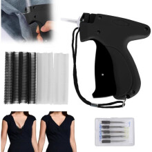Clothing label printer with 5 needles, 500 white micro fasteners and 500 black micro fasteners