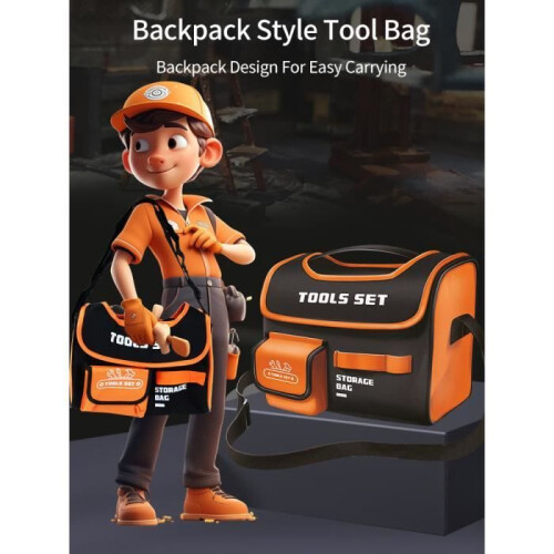 Children's Tool Set - 35-piece - Tool set with drill and tool bag for children from 3 years old 1