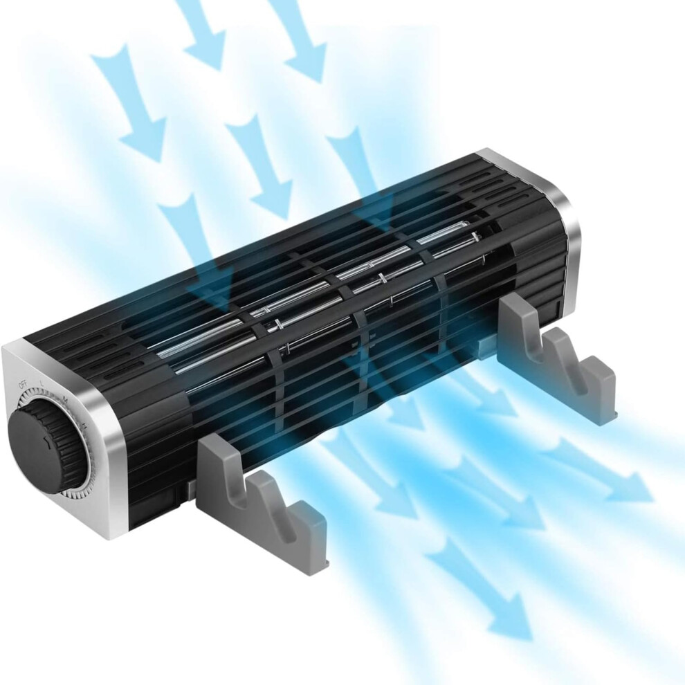 Laptop Cooler Fan, With Turbofan And 2 Height Stands, 3-Level Wind Speed, Usb-Powered 940534611429